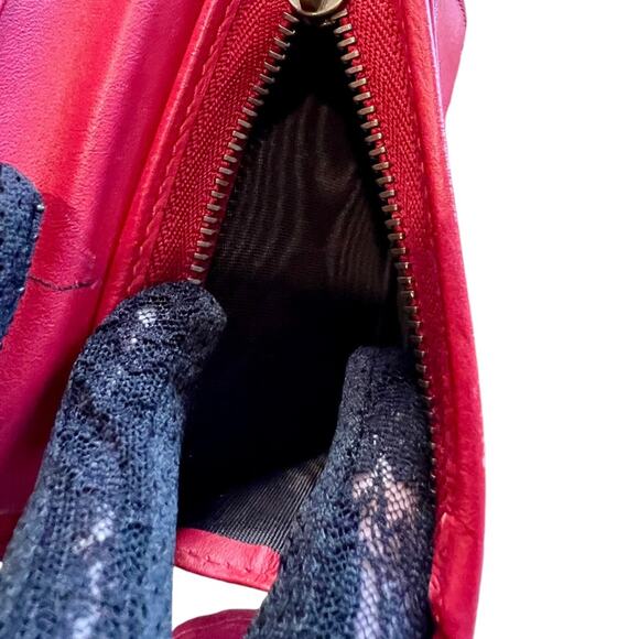 Gucci Women's Leather Queen Margaret Bee Card Case / Wallet - Picture 11 of 13